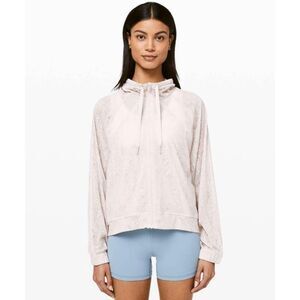 Lululemon In Depth Jacket Lace Light Chrome 6 Athletic Athleisure Spring Lounge